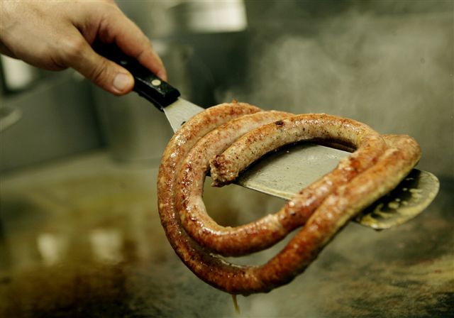 Die beste hausgemachte Bratwurst